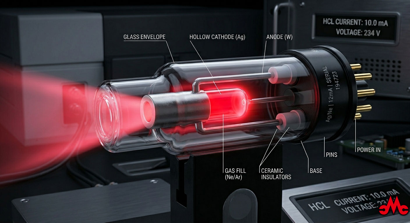 Image of a Hollow Cathode Lamp.