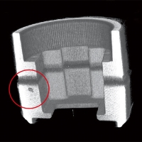 CT analysis of blowholes in a die-casting