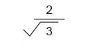 the square root of three divided by two