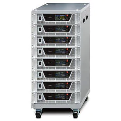PBRM series regenerative power supplies with a maximum output of 150 kW in a single rack