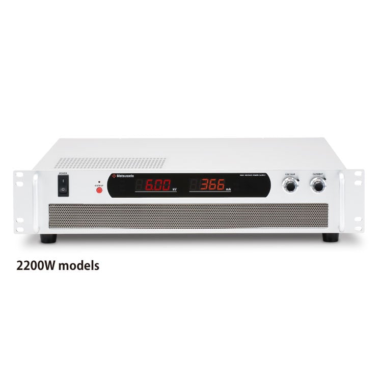 AU series (2200W models) | High Voltage power supply Rack mount | Matsusada Precision