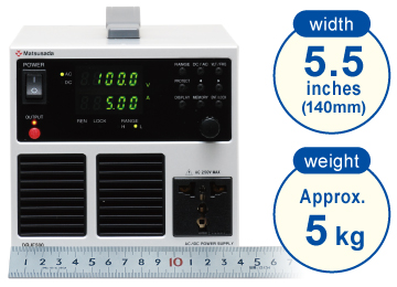Ultra-Compact Design | DRJE series | AC power source Benchtop | Matsusada Precision