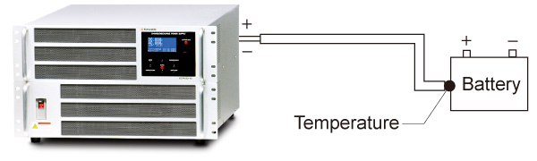 Battery temperature measurement function