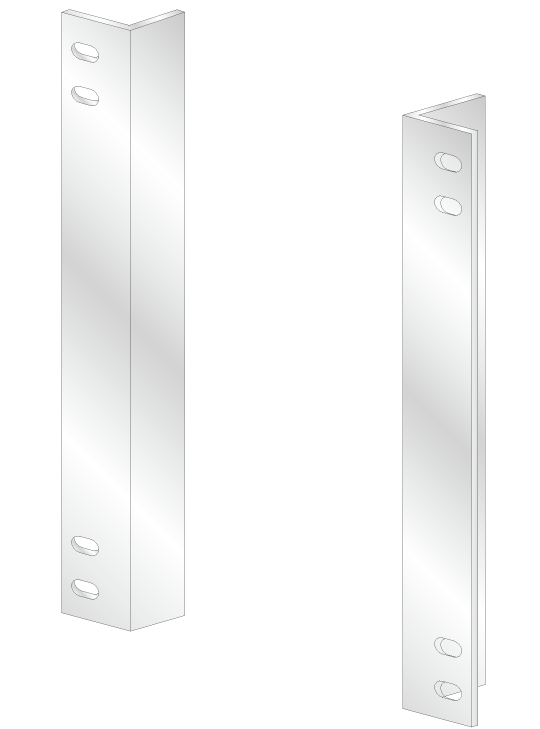 Image of rack mount flange