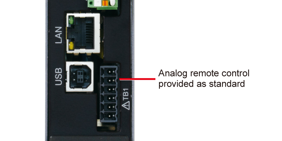 Analog remote control provided as standard | P4KF series | DC power supply Benchtop | Matsusada Precision