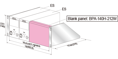 Blank panel: BPA-140H-212W