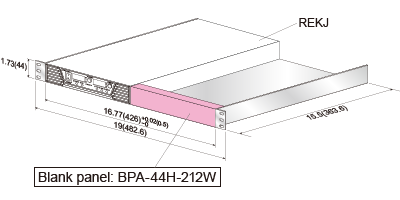 Blank panel: BPA-44H-212W