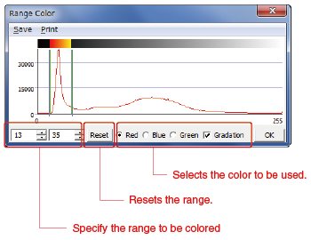 Range color dialog