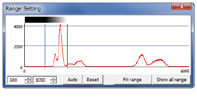 Range Setting dialog