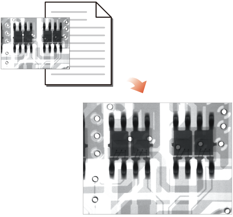 image using Imaging conditions replication function