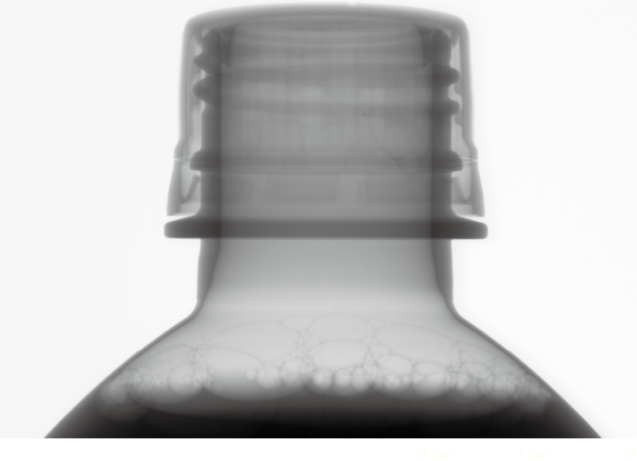 X-ray image of a Plastic bottle cap