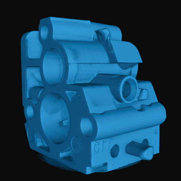 CT scan images of a Aluminum Die-Casting