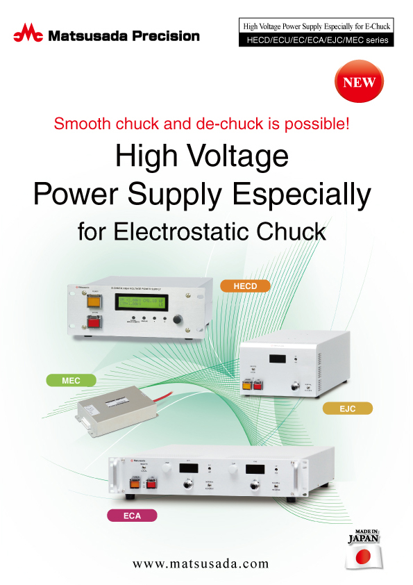High voltage power supply especially for E-Chuck Selection Guide