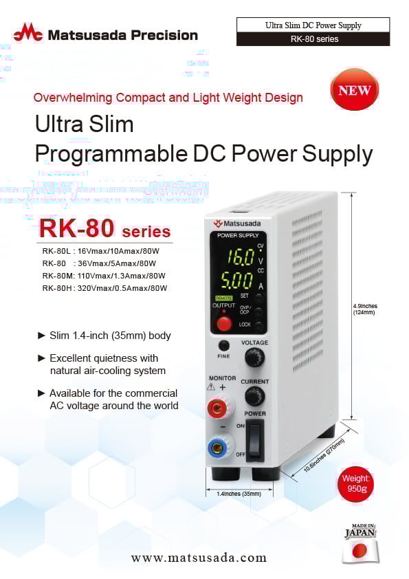 RK-80 series Datasheet