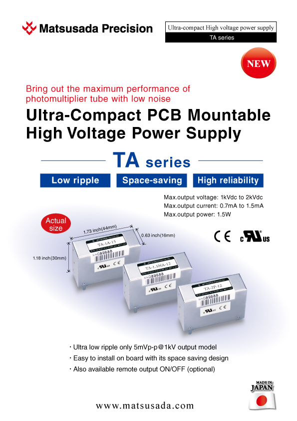 TA series Datasheet